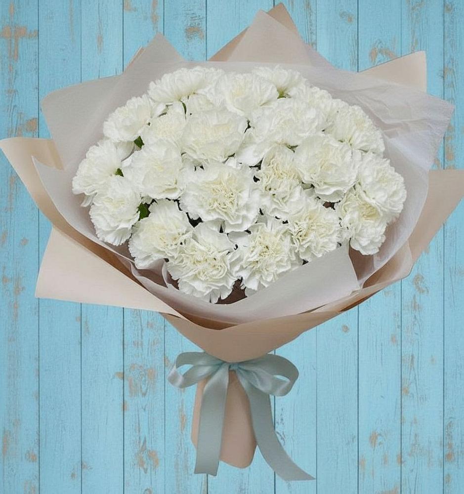 Букет цветов из: Гвоздики в Кинели Самарская область