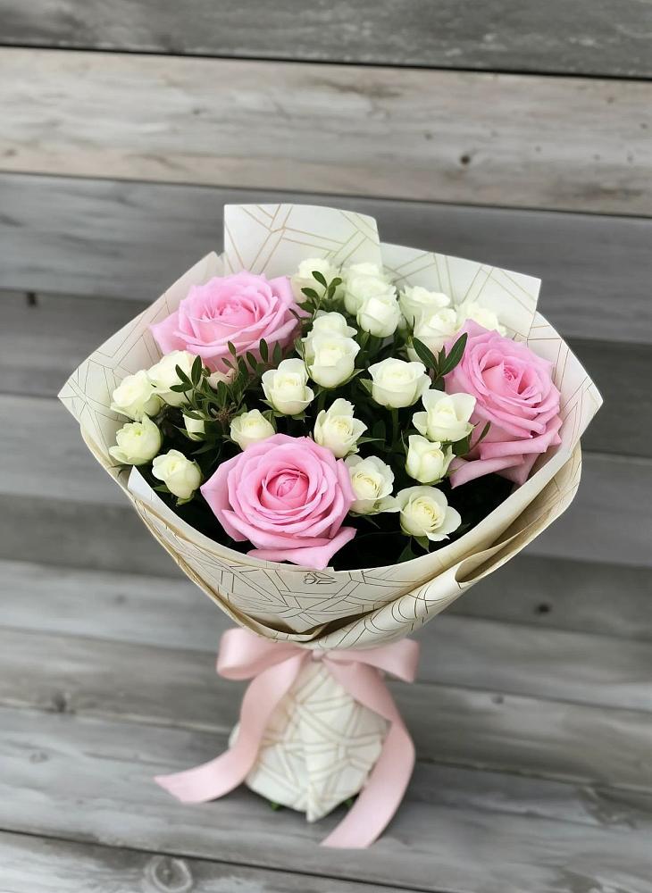 Букет цветов из: Розы в Кинели Самарская область