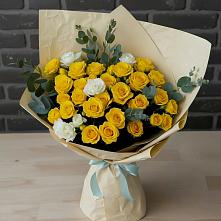 Букет цветов из:  Розы в Кинели Самарская область