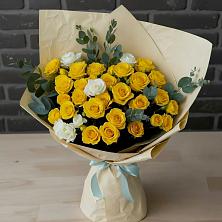 Букет цветов из:  Розы в Кинели Самарская область