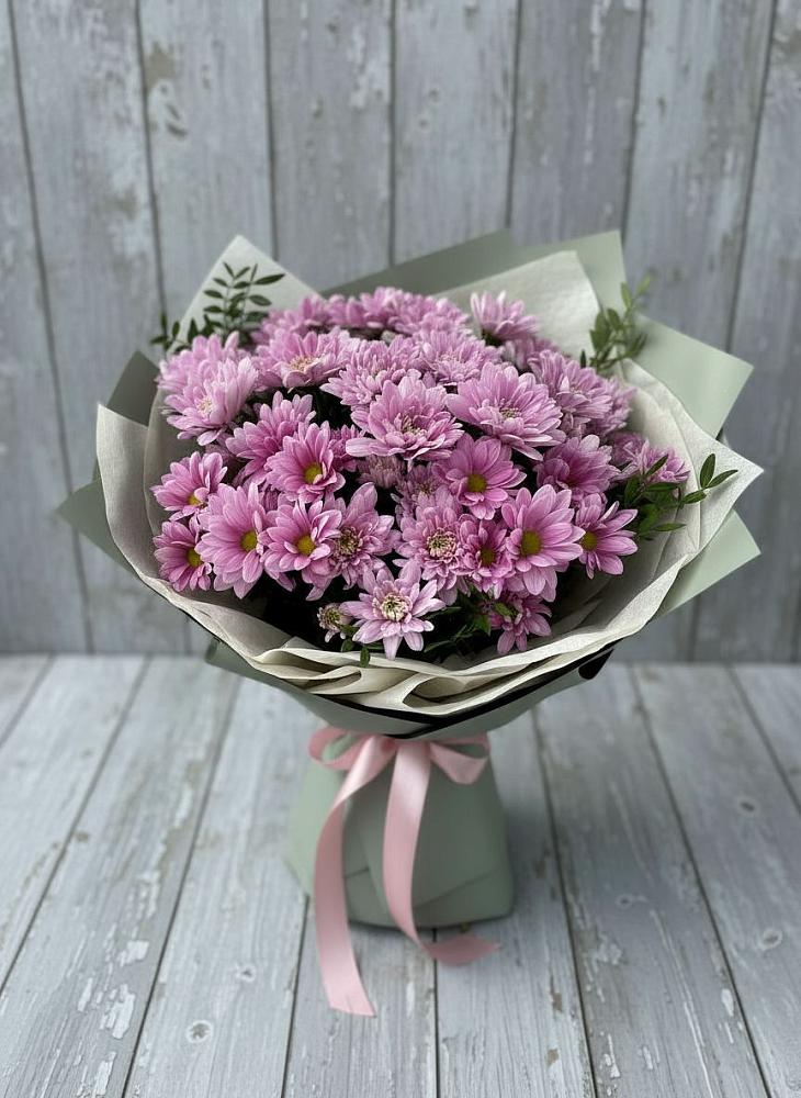 Букет цветов из: Хризантемы в Кинели Самарская область