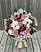 Букет цветов из: Альстромерии, Гвоздики, Розы и Хризантемы в Кинели Самарская область