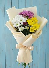 Букет цветов из:  Хризантемы в Кинели Самарская область