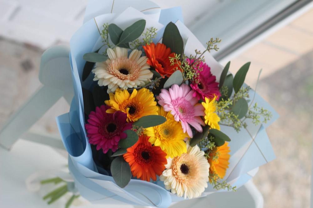 Букет цветов из: Герберы в Кинели Самарская область