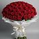 Букет 101 Красная роза Блэк Мэджик в Кинели Самарская область