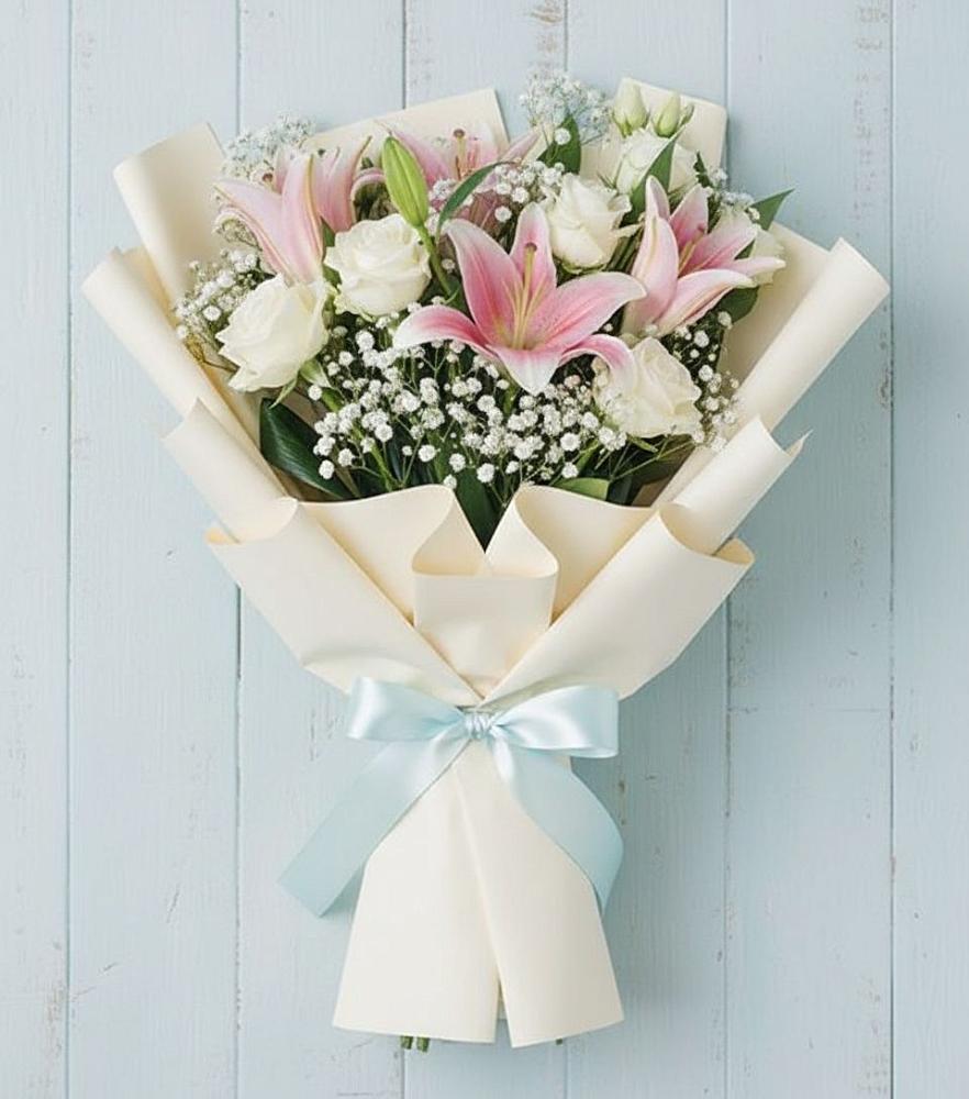 Букет цветов из: Лилии в Кинели Самарская область