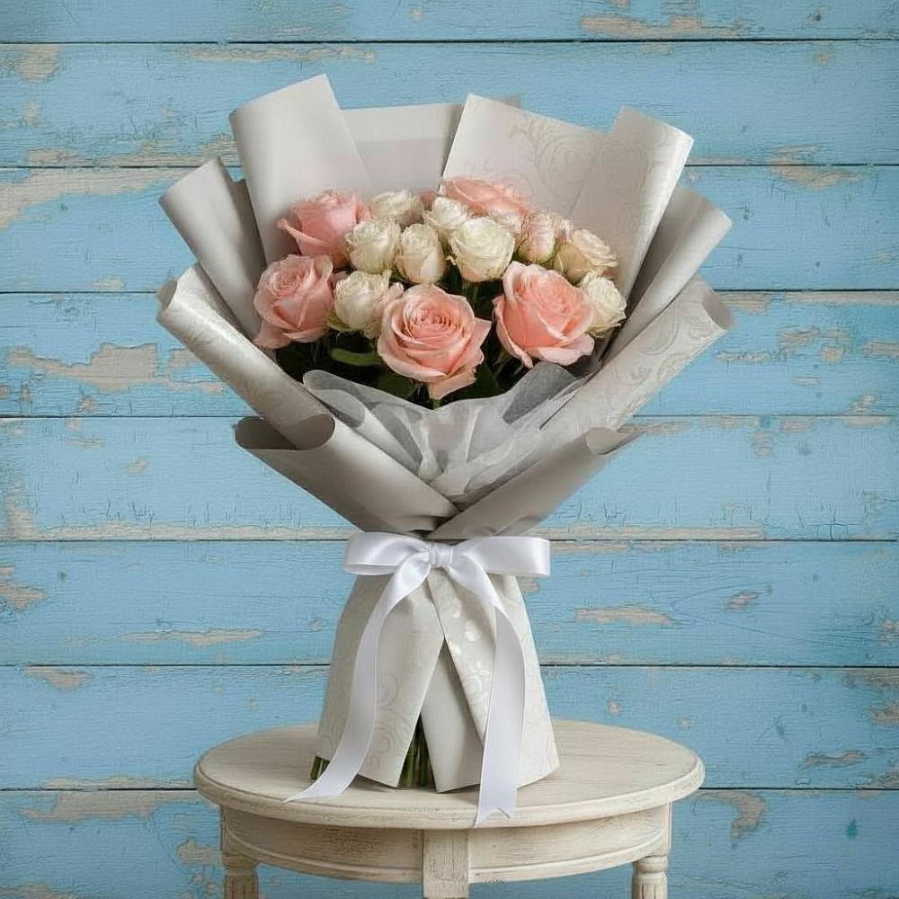 Букет цветов из: Розы в Кинели Самарская область