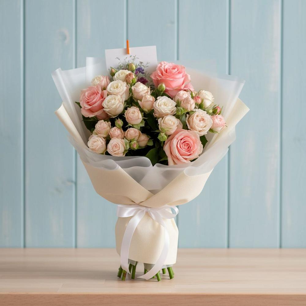 Букет цветов из: Розы в Кинели Самарская область