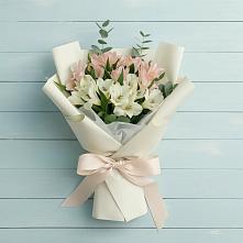 Букет цветов из:  Альстромерии в Кинели Самарская область