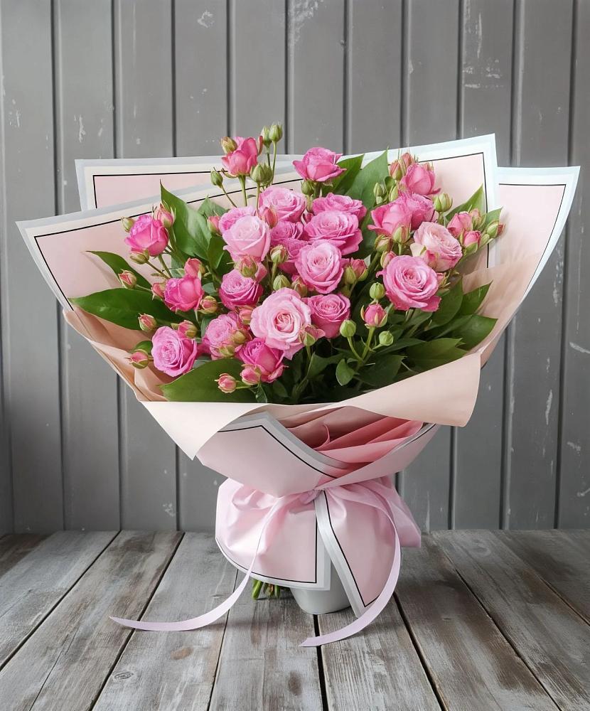 Букет Розовый кустик в Кинели Самарская область