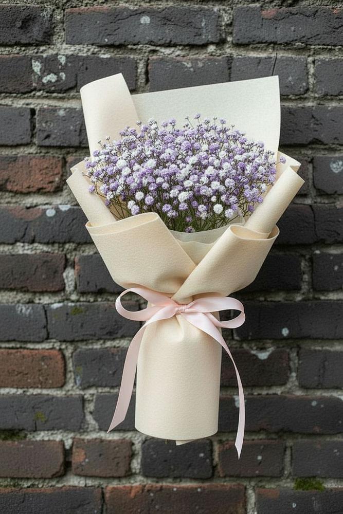 Букет цветов из: Гипсофила в Кинели Самарская область