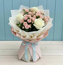 Букет цветов из:  Розы в Кинели Самарская область