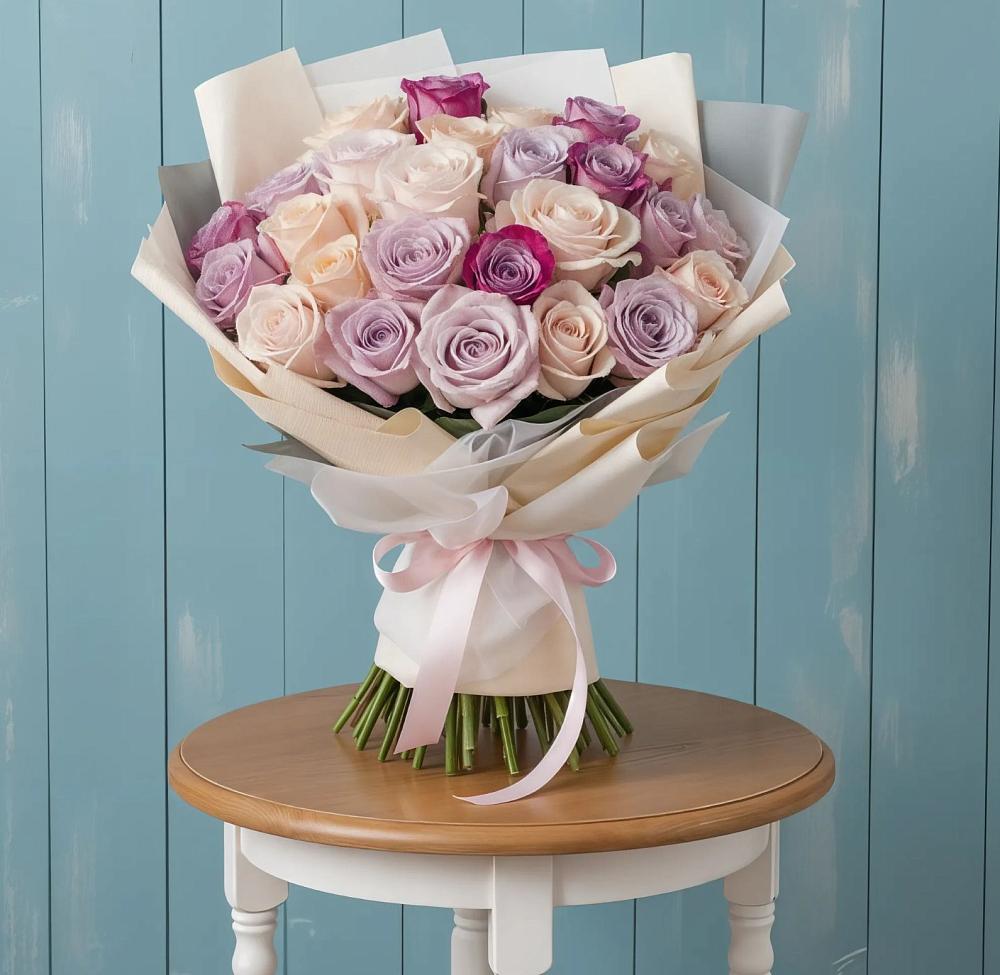 Букет цветов из: Розы в Кинели Самарская область