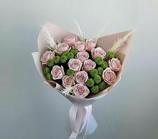 Букет цветов из:  Розы и Хризантемы в Кинели Самарская область