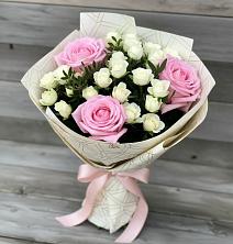 Букет цветов из:  Розы в Кинели Самарская область