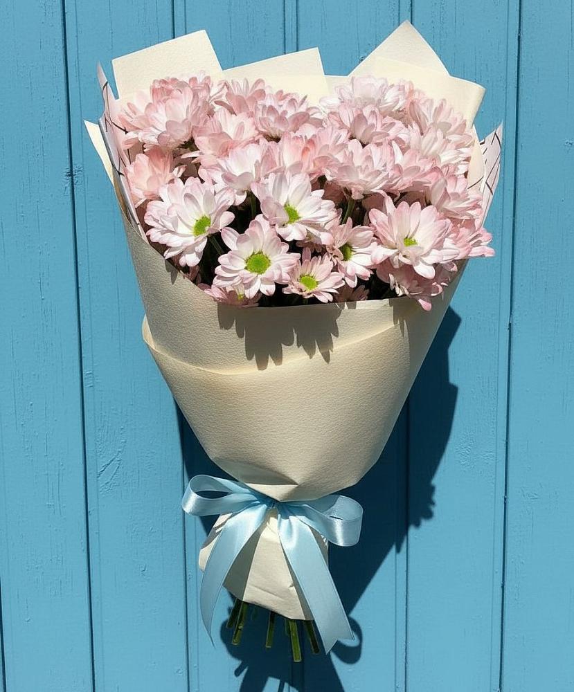 Букет цветов из: Хризантемы в Кинели Самарская область