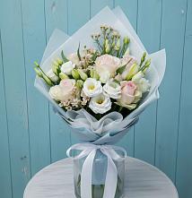 Букет цветов из:  Розы и Лизиантусы #REPLACE_PRED# Кинели Самарская область