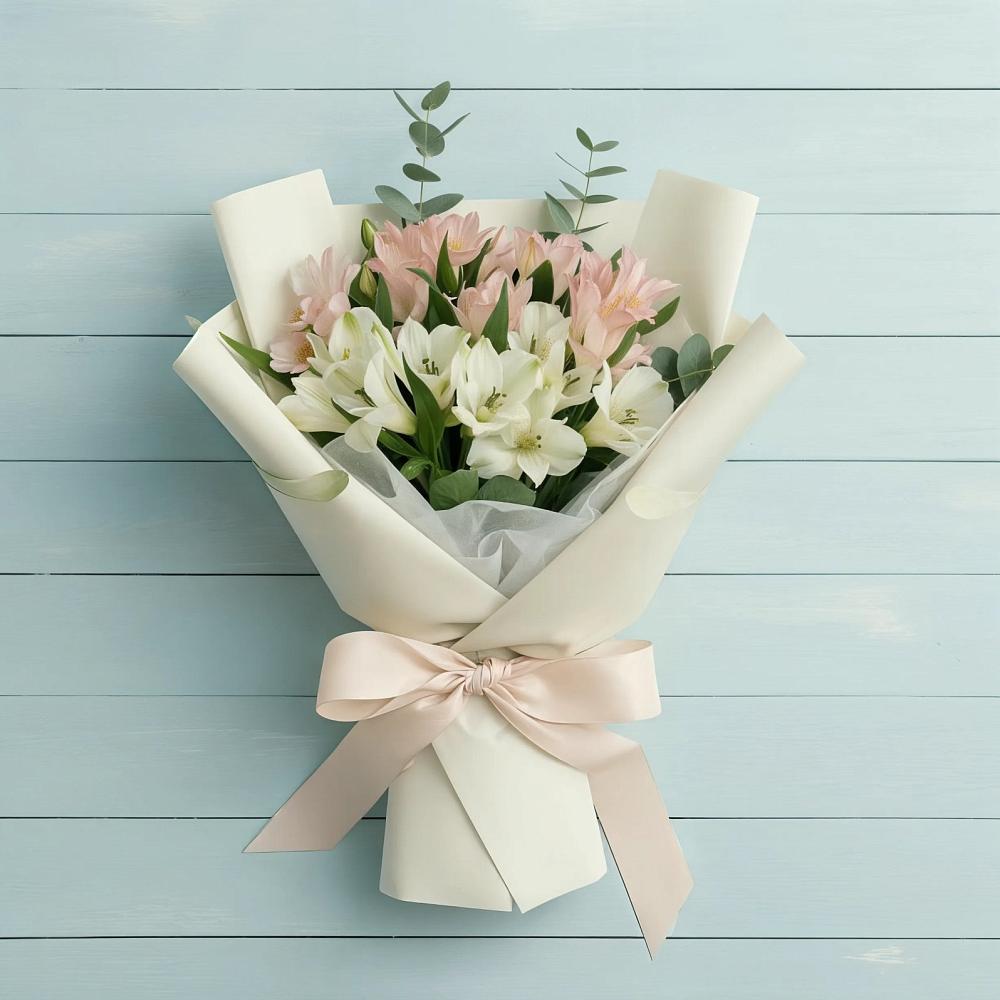 Букет цветов из: Альстромерии в Кинели Самарская область