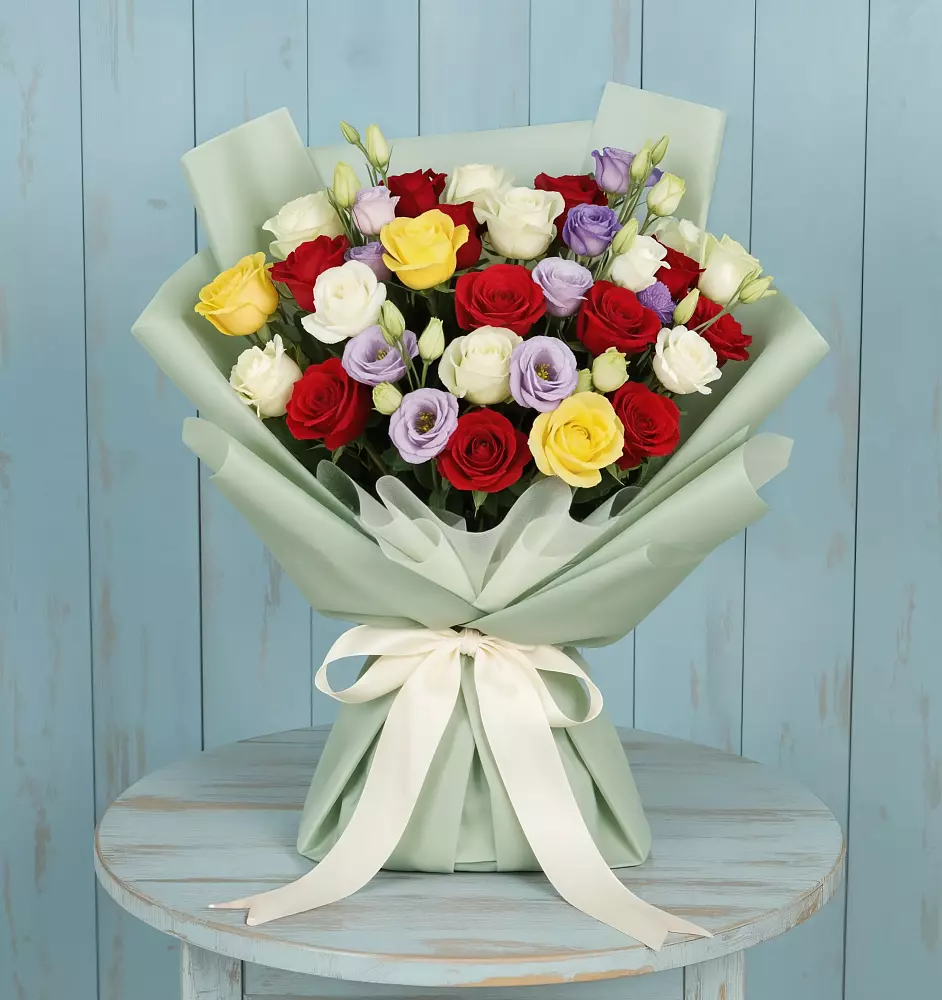 Букет цветов из: Розы в Кинели Самарская область