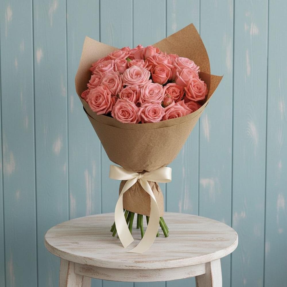 Букет цветов из: Розы в Кинели Самарская область