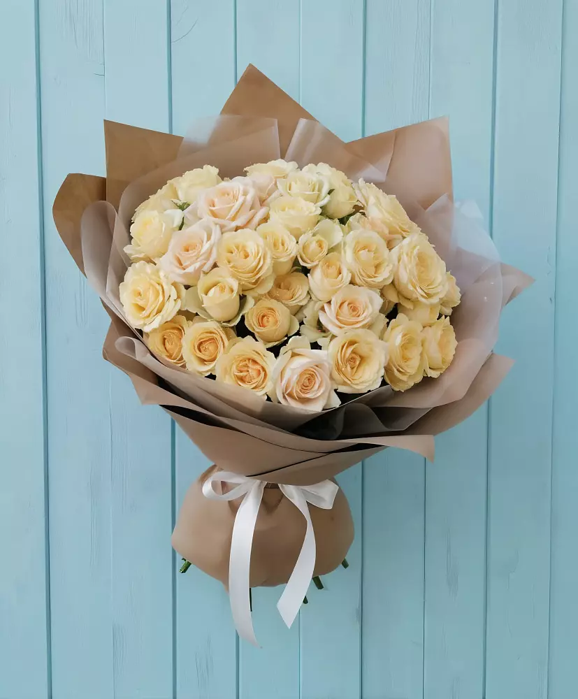 Букет Кремовое облако в Кинели Самарская область