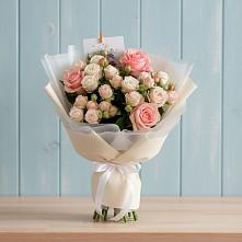 Букет цветов из:  Розы в Кинели Самарская область
