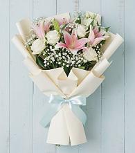 Букет цветов из:  Лилии в Кинели Самарская область