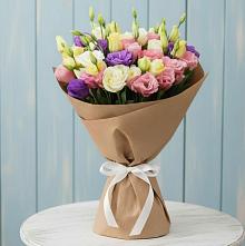 Букет цветов из:  Лизиантусы в Кинели Самарская область