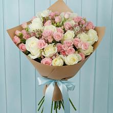 Букет цветов из:  Розы в Кинели Самарская область